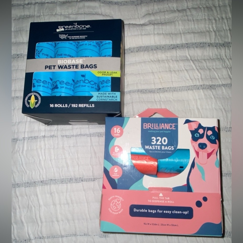 Greenbone and Brilliance Pet Waste Bags Set